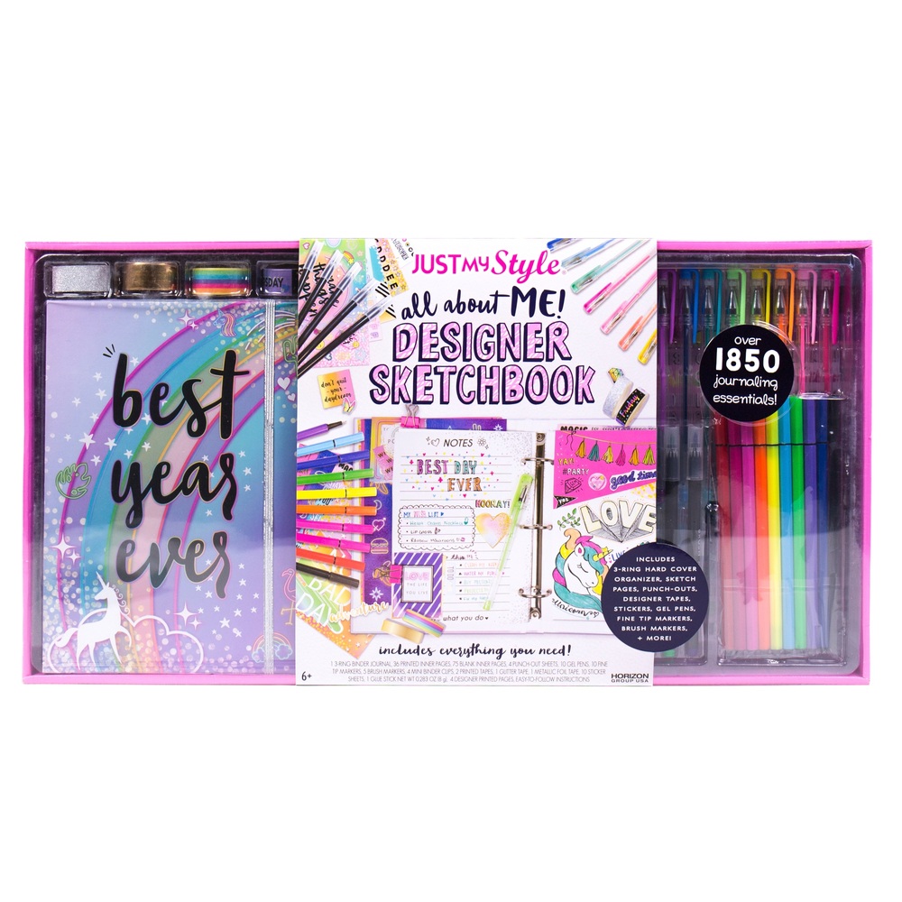 Just My Style Doodle Your Own Scrapbook & Cards, Arts & Crafts Kit new 
