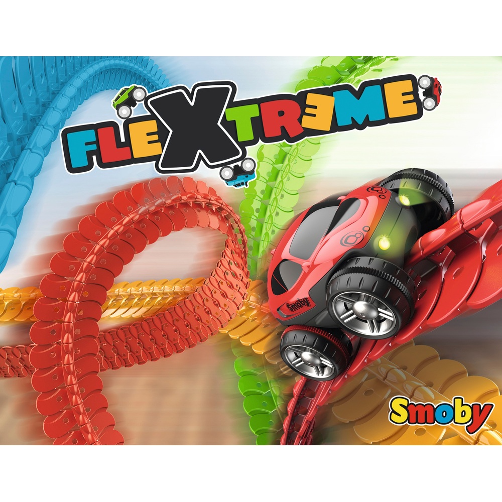 Smoby Spidey & Amazing Friends Flextreme Racetrack Expansion Set, 72dlg.