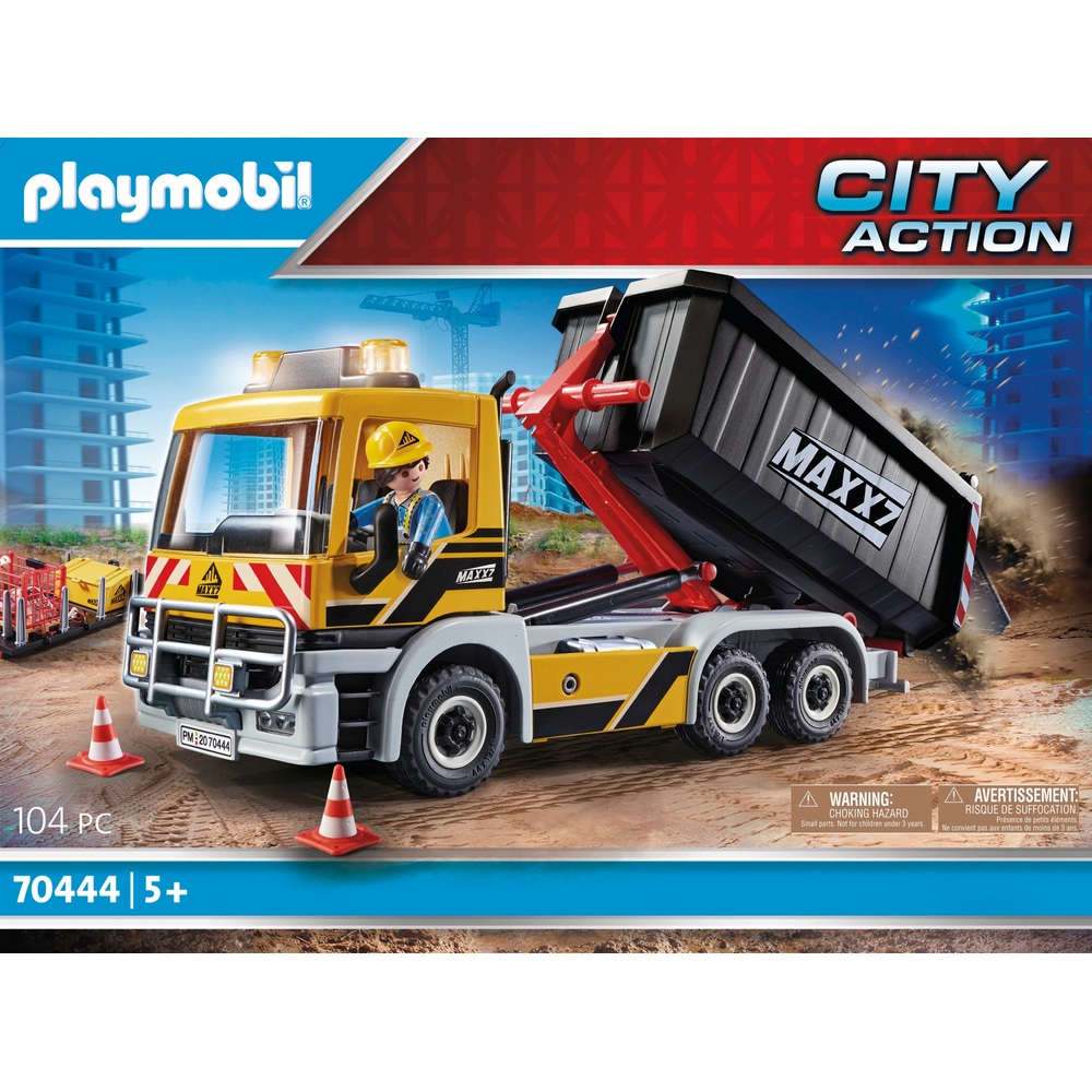 Playmobil - City Action 70444 Camion avec Benne et Plateforme