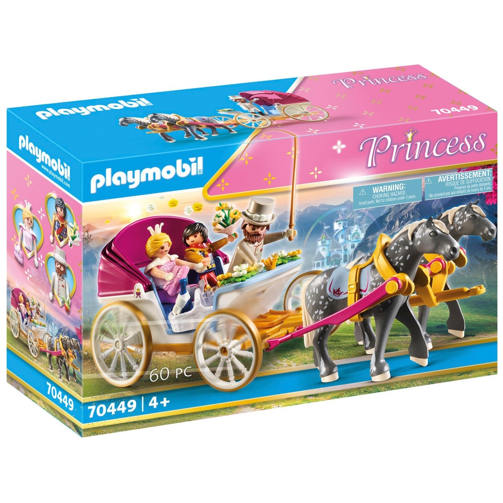 stopverf Ongemak Zelden PLAYMOBIL Princess 70449 Romantische paardenkoets | Smyths Toys Nederland