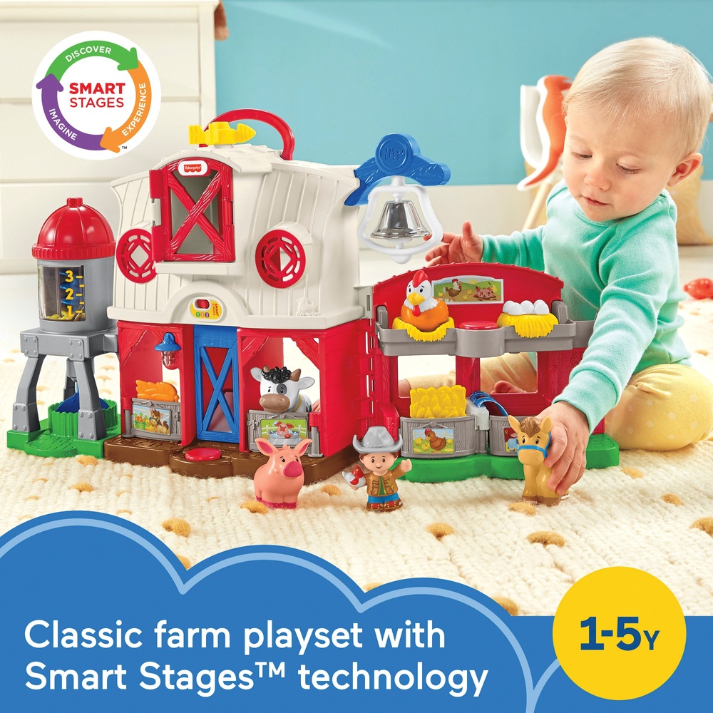 Fisher-Price Little People Caring for Animals Farm | Smyths Toys UK