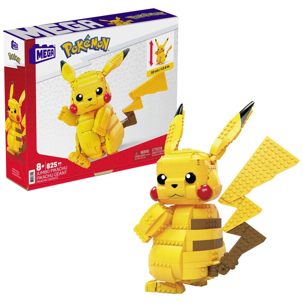 Mega Construx - Pokémon Pikachu Géant 825 Pièces