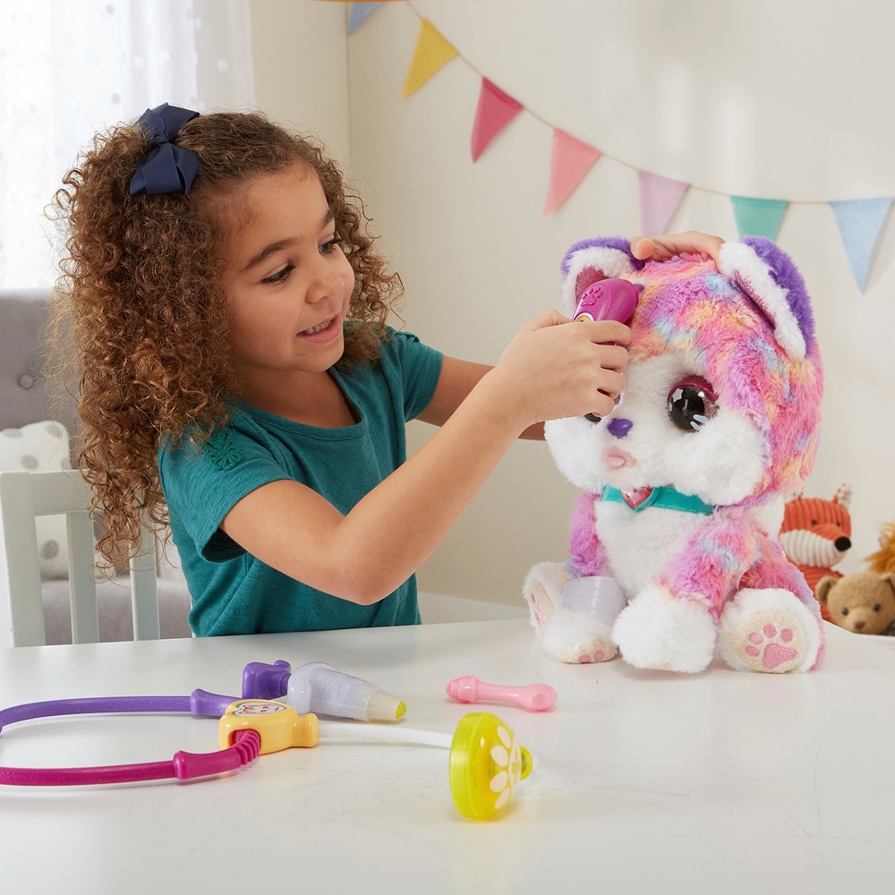 vtech hope the rainbow husky interactive pet toy