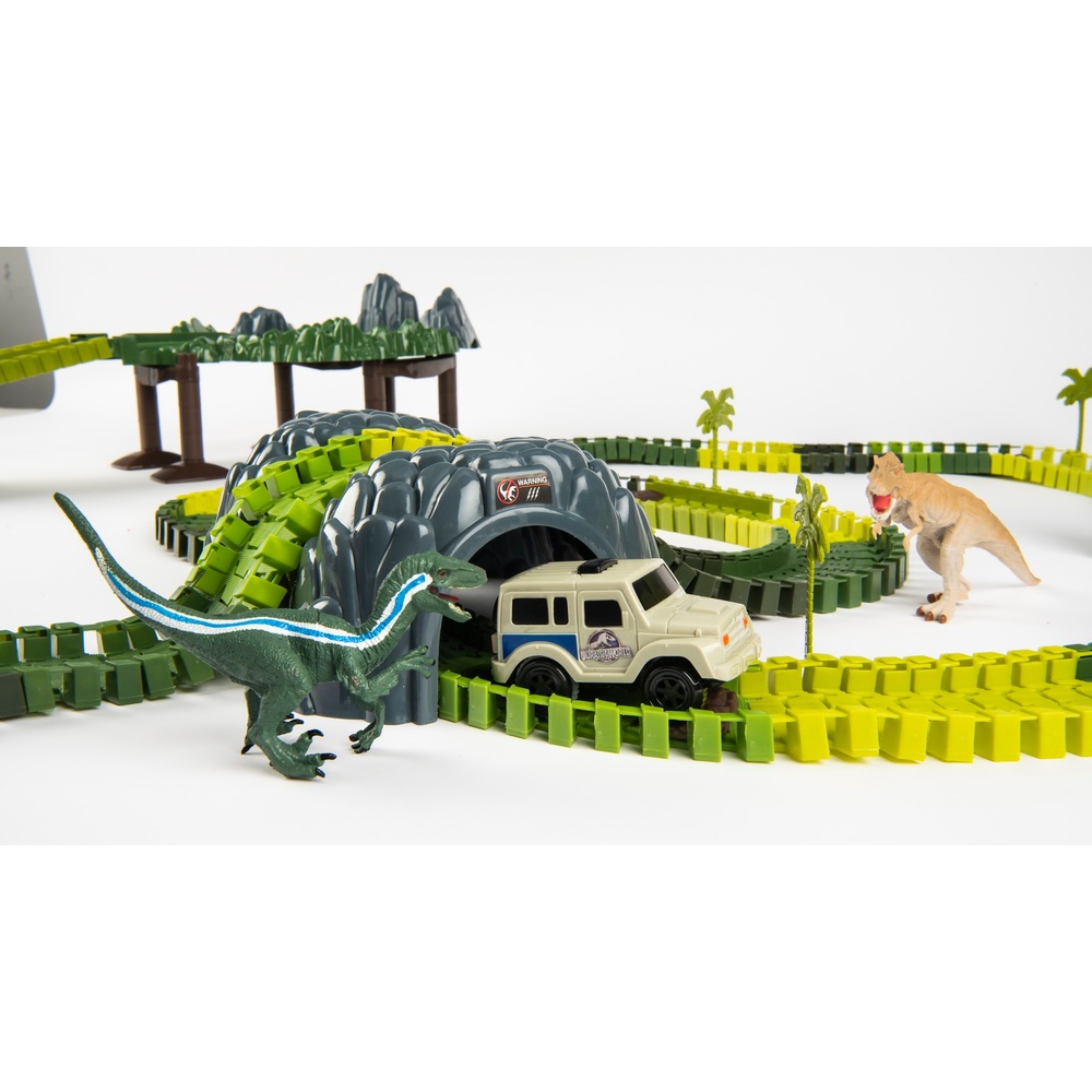 Jurassic World - Circuit Dinosaure et 3 Figurines