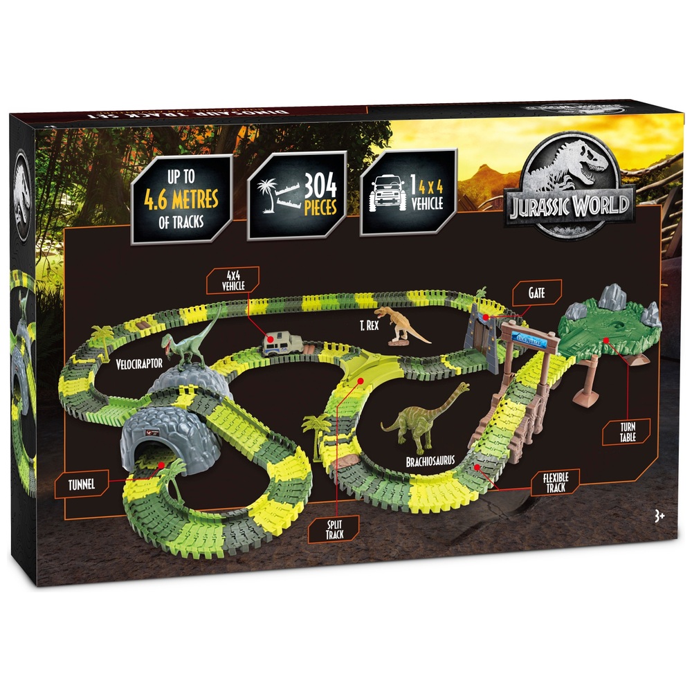 Jurassic World - Circuit Dinosaure et 3 Figurines