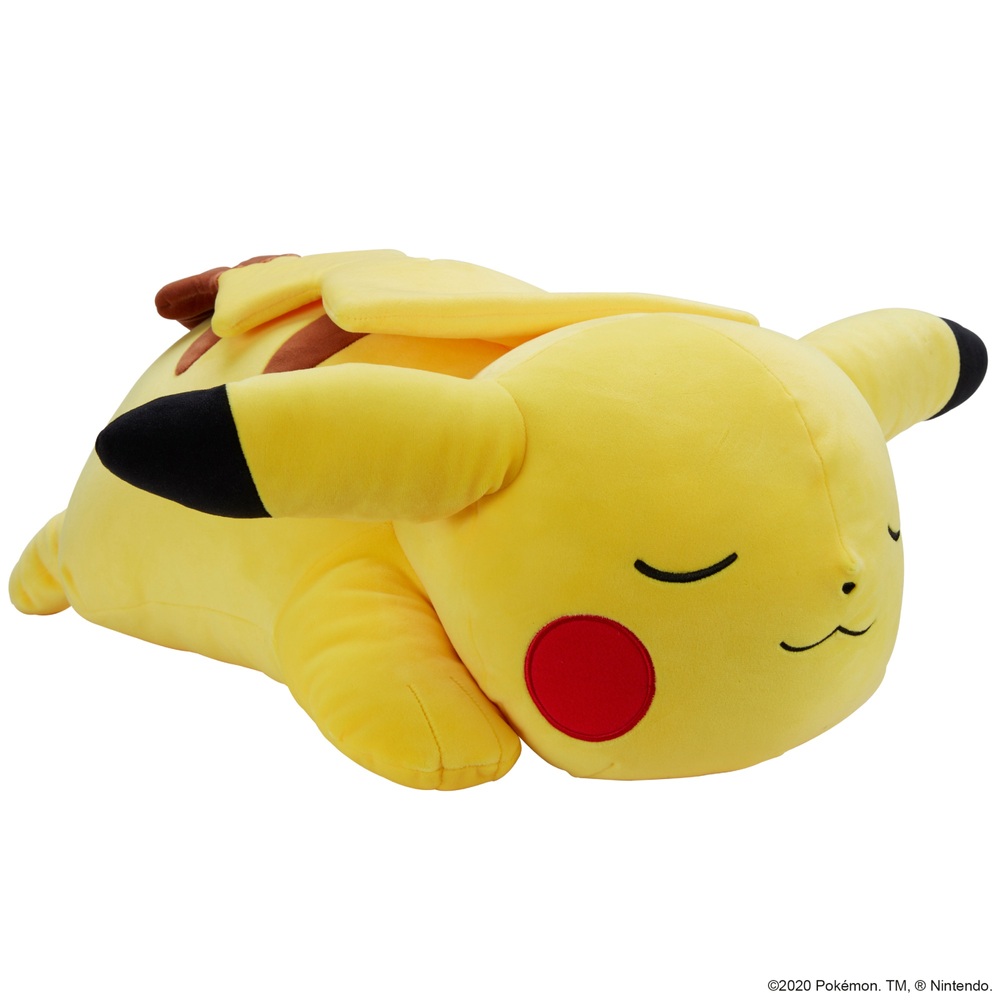 Kuscheltier Plüschfigur schlafendes Pikachu ca 45 cm XL Pokemon Plüschtier 