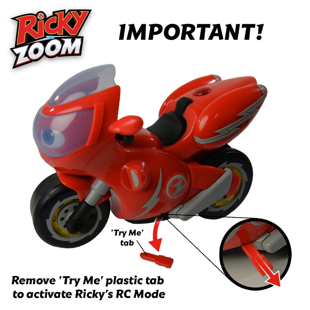 Tomy - Ricky Zoom Ricky Turbo Moto Télécommandé