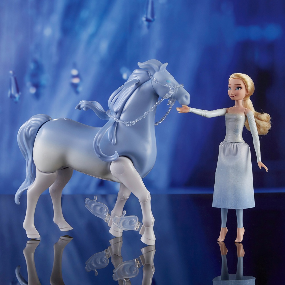 La Reine des Neiges - Poupée Elsa et Son Cheval Nokk