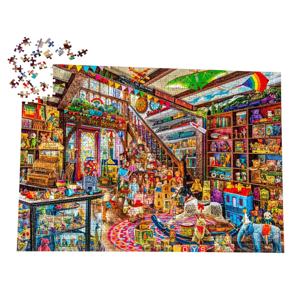 ravensburger the fantasy toy shop 1000 piece jigsaw puzzle