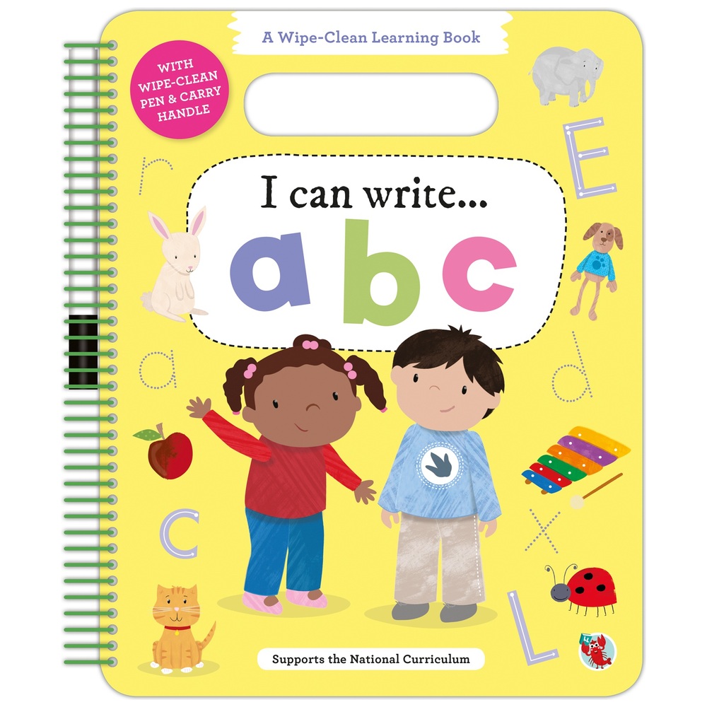 Wipe Clean Learning: ABC, A Wipe Clean Book & Marker | Smyths Toys UK