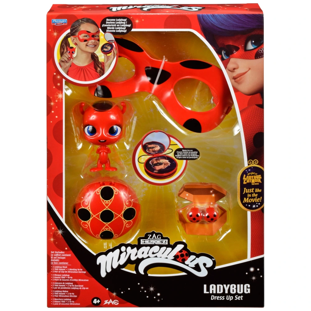 Miraculous Ladybug Costume Accessories Dress-Up Set Smyths Toys UK