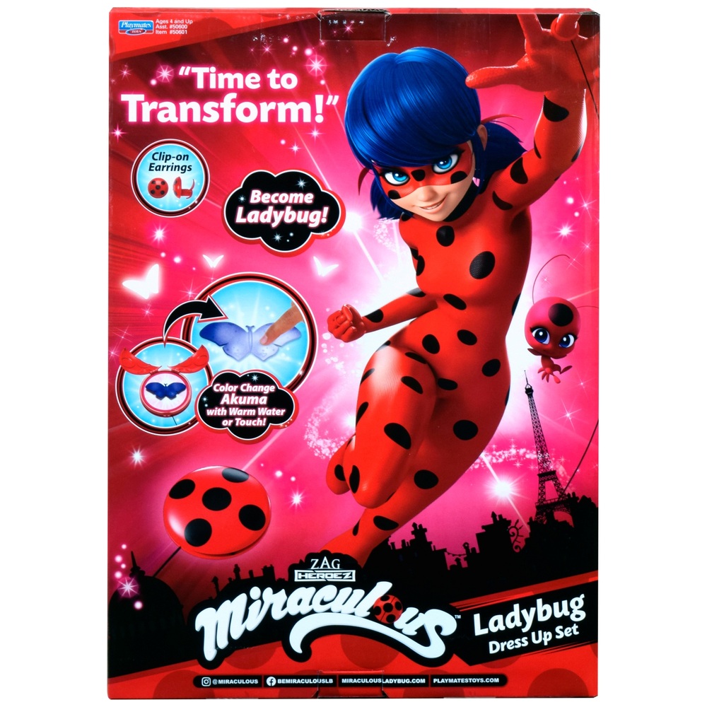 Miraculous Ladybug Role Play Dress Up Set | Smyths Toys Ireland