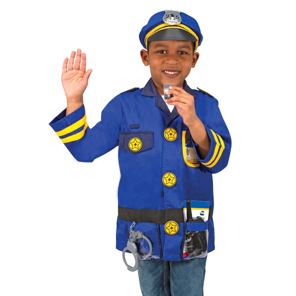 Polizist Weste Gr. 128 Polizei Kinder Kostüm Karneval Party