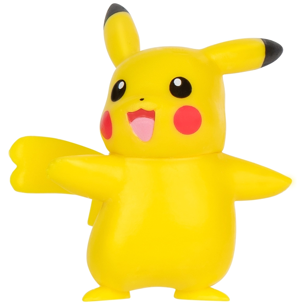 Pokémon Battle Figuren Pack: Pikachu & Flemmli – 2 Detailierte Figuren, 2–3 Zoll, Mit Gelenken