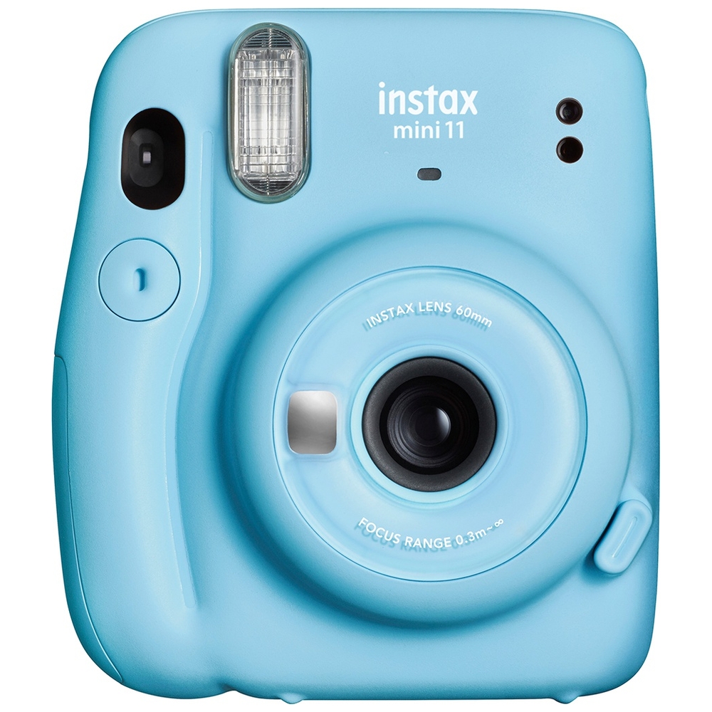 Fuji Instax Mini 11 Instant Camera without Film - Sky Blue | Smyths Toys UK