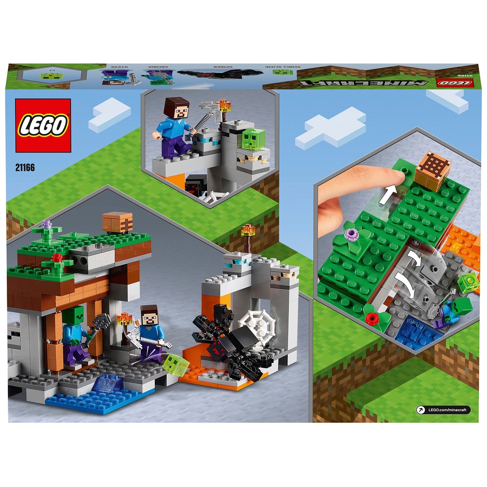 Beundringsværdig Landbrug spyd LEGO Minecraft 21166 The Abandoned Mine Set with Figures | Smyths Toys UK