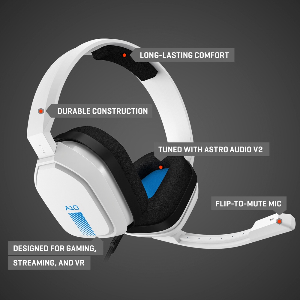 Astro A10 White Gaming Headset Ps4 Smyths Toys Uk