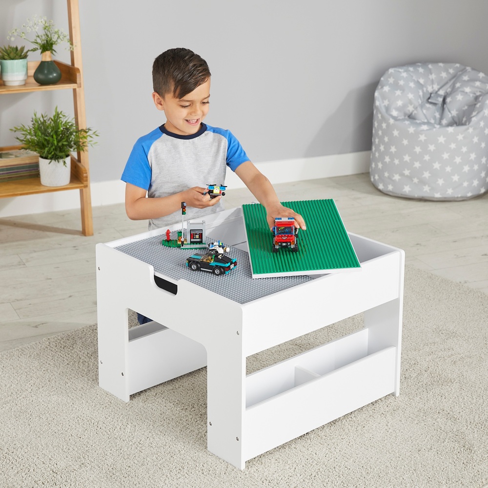 Build 'n' Store Wooden Storage Table | Smyths Toys UK