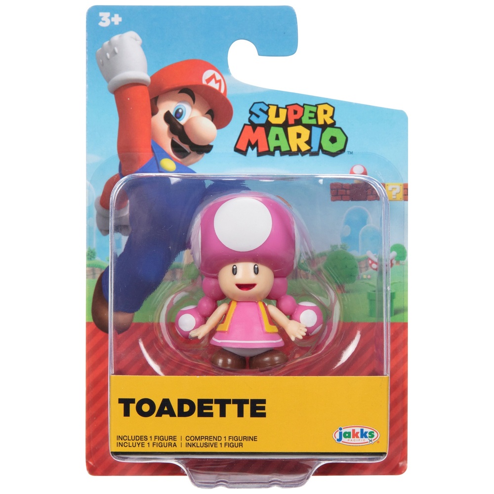 Nintendo Super Mario 6cm Toadette Figure Smyths Toys Uk 2044