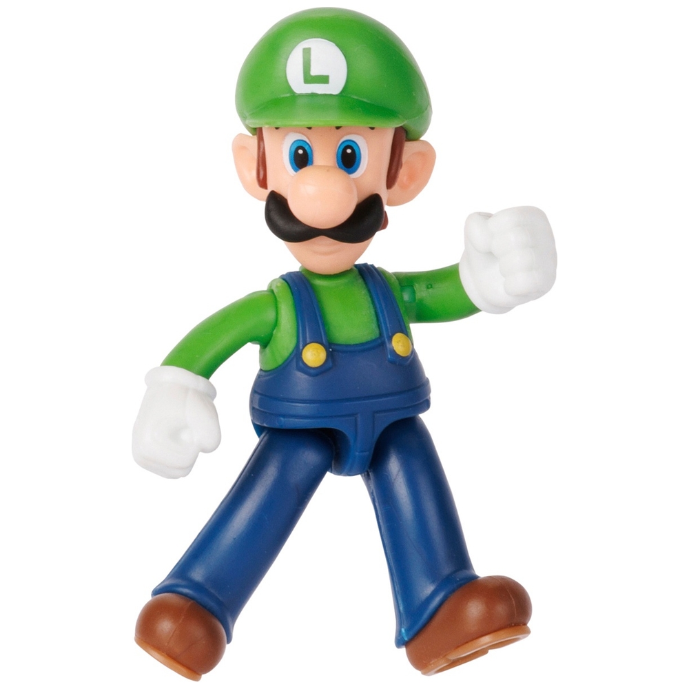 Nintendo Super Mario 6cm Standing Luigi Figure | Smyths Toys UK