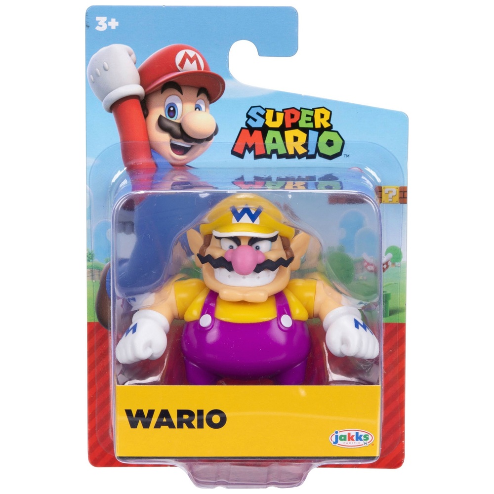 Nintendo Super Mario 6cm Wario Figure | Smyths Toys UK