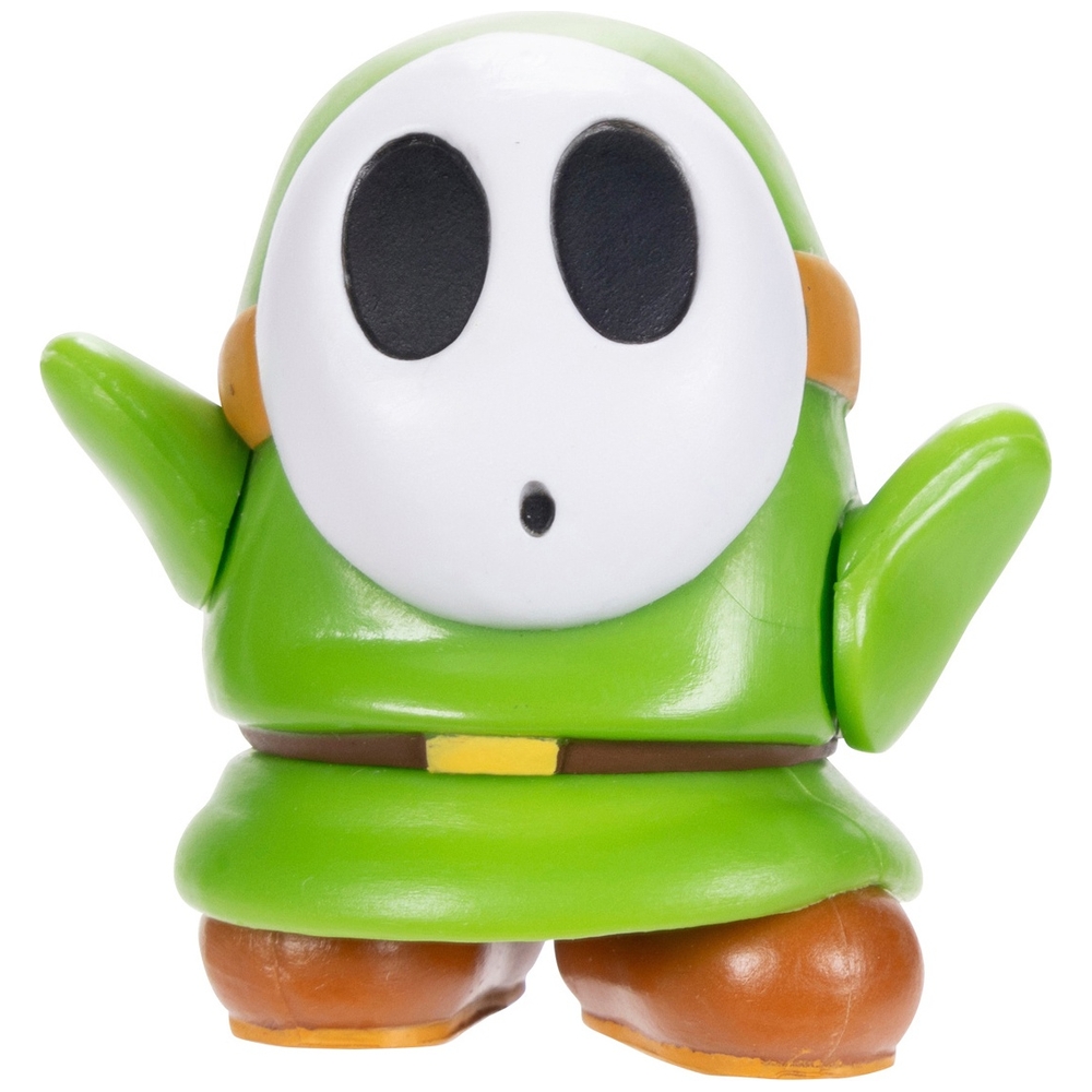 Nintendo Super Mario 6cm Green Shy Guy Figure | Smyths Toys UK