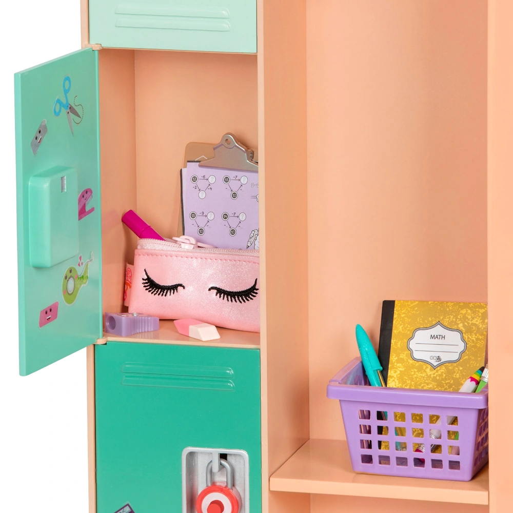 Our Generation School Locker Classroom Cool Playset Smyths Toys UK