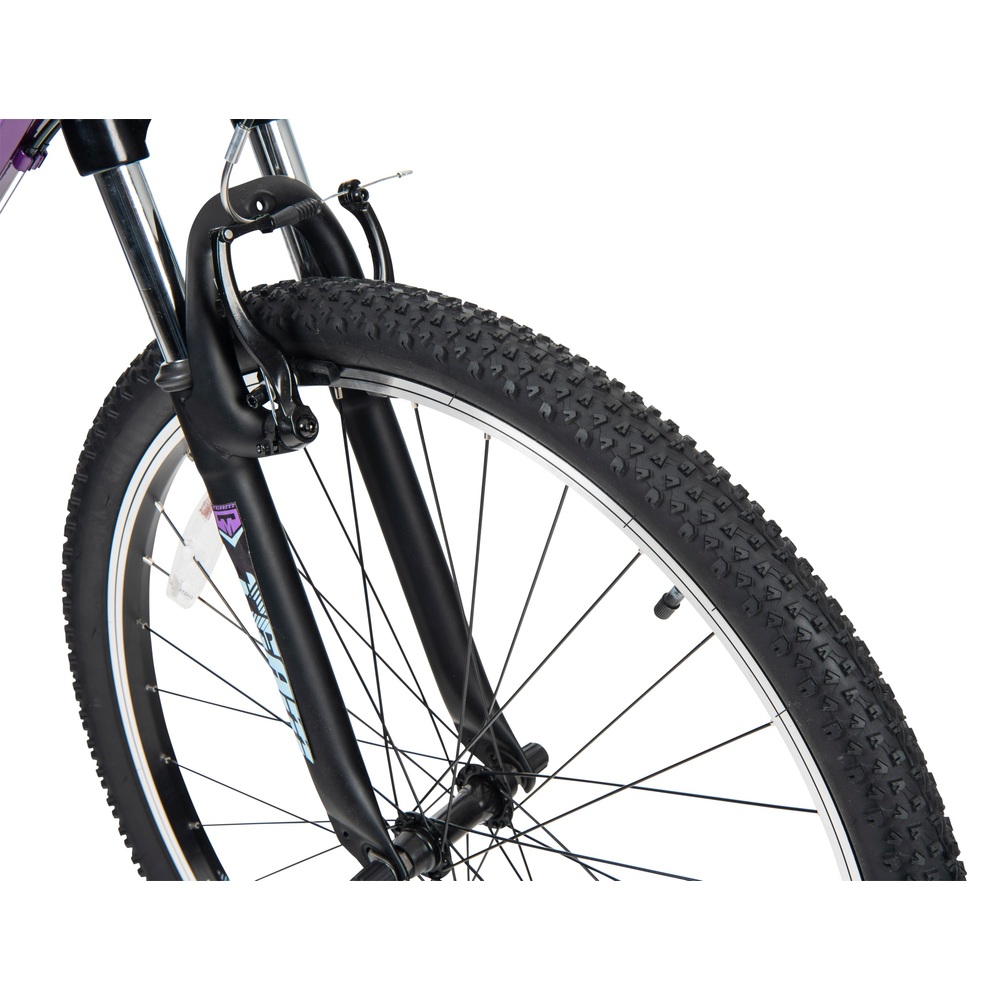 purple mountain bike seat