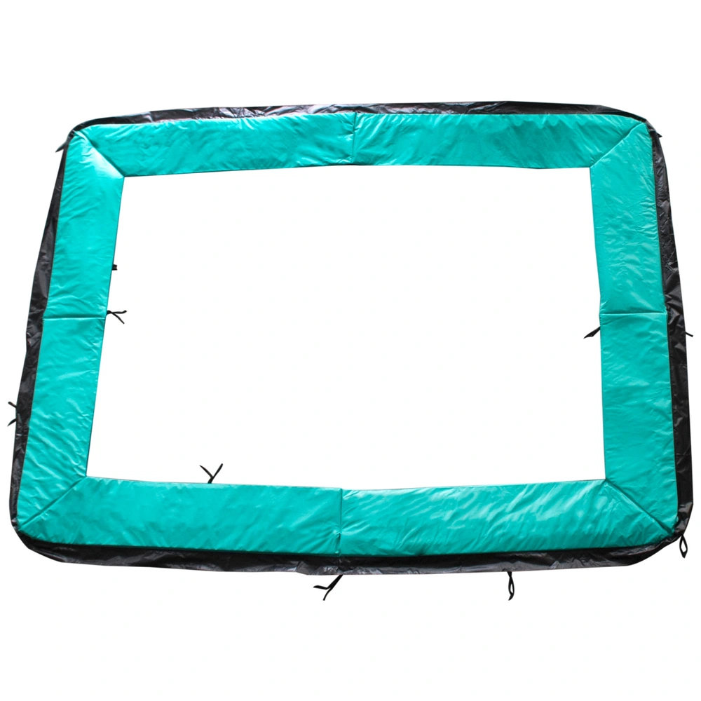 Trampoline Replacement Mat - Waterproof, UV Resistant, With 8-Row Stitch For 10ft, 12ft, 14ft, 15ft Round Trampolines (Includes Spring Puller)