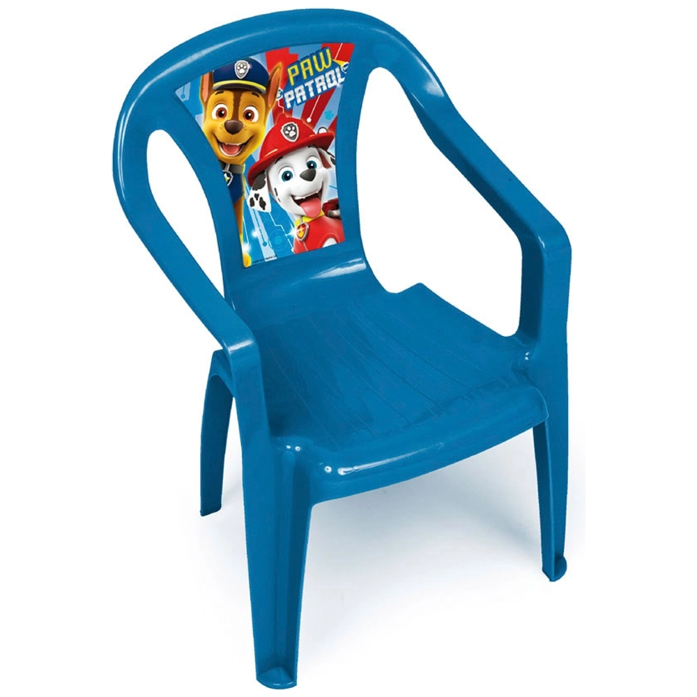 PAW Patrol Plastic Chair Blue Smyths Toys UK