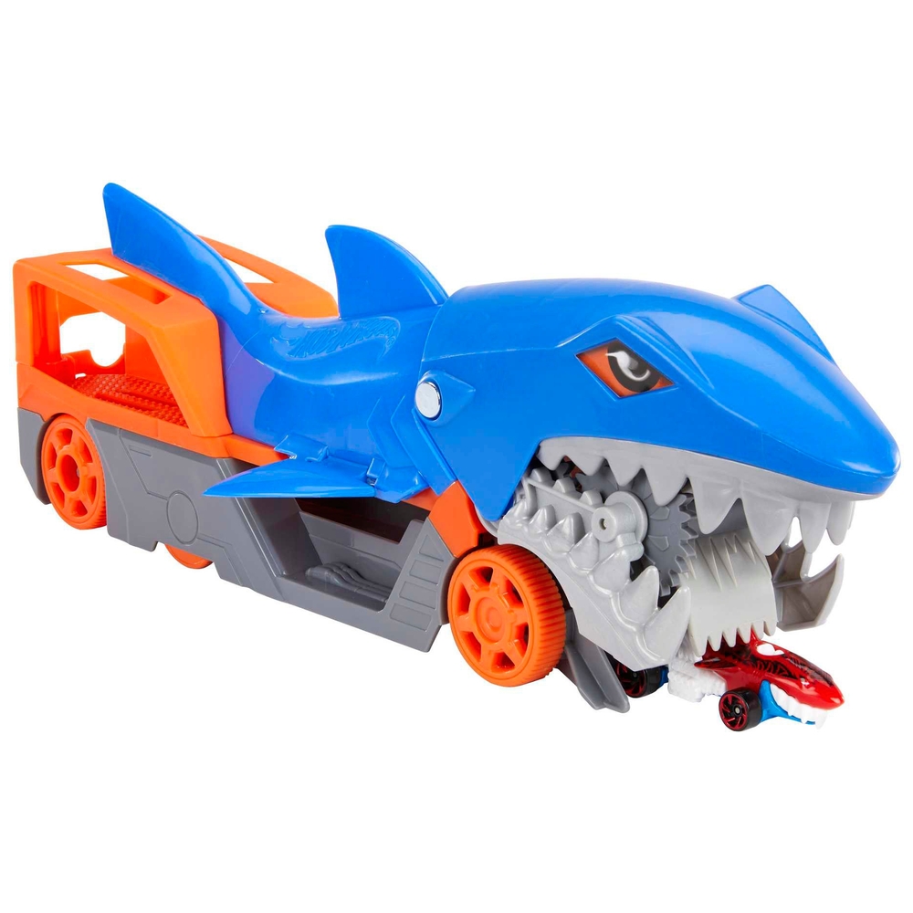 Hot Wheels Shark Chomp Transporter - Transport Cars In Style