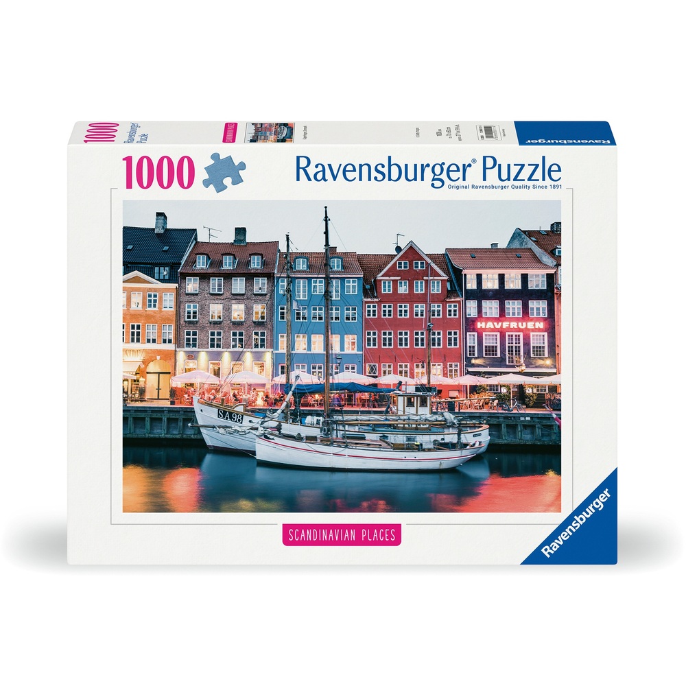 Ravensburger 500 Piece Puzzle - Sunset In Copenhagen, Scandinavian Places Collection For Adults & Teens 12+