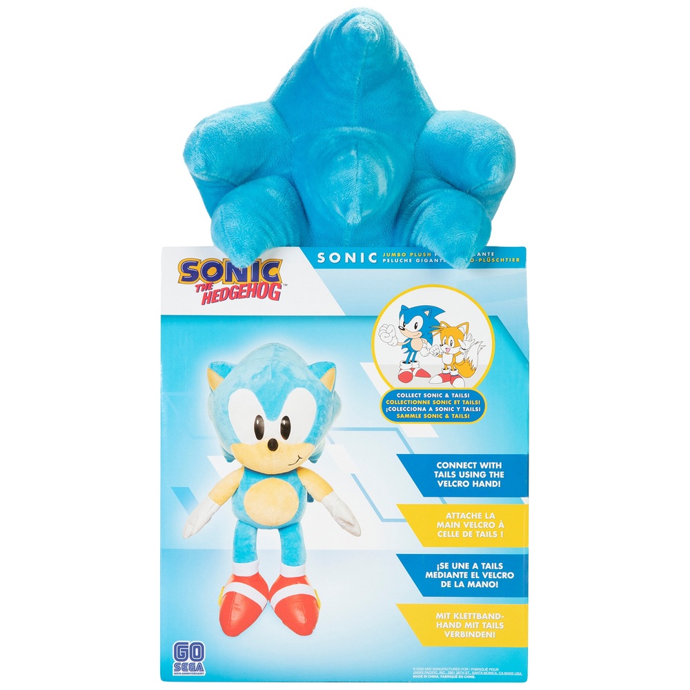 Sonic The Hedgehog - SEGA- Sonic Peluche 45 cm