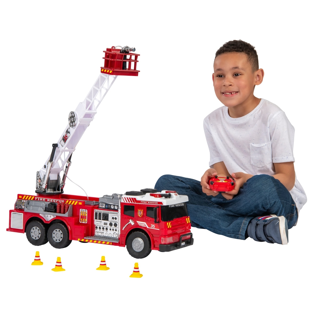 Dickie Toys RC camion pompier 62cm pas cher 