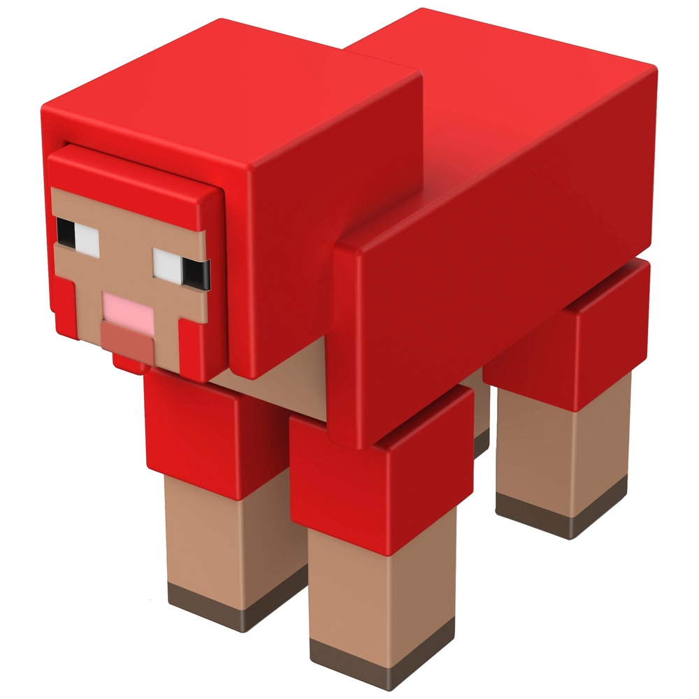 red minecraft sheep plush