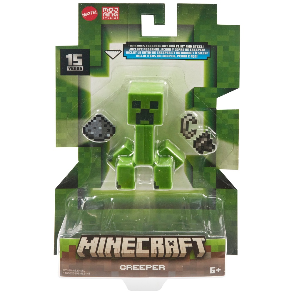 Minecraft Core 8cm Action Figure - Creeper | Smyths Toys UK