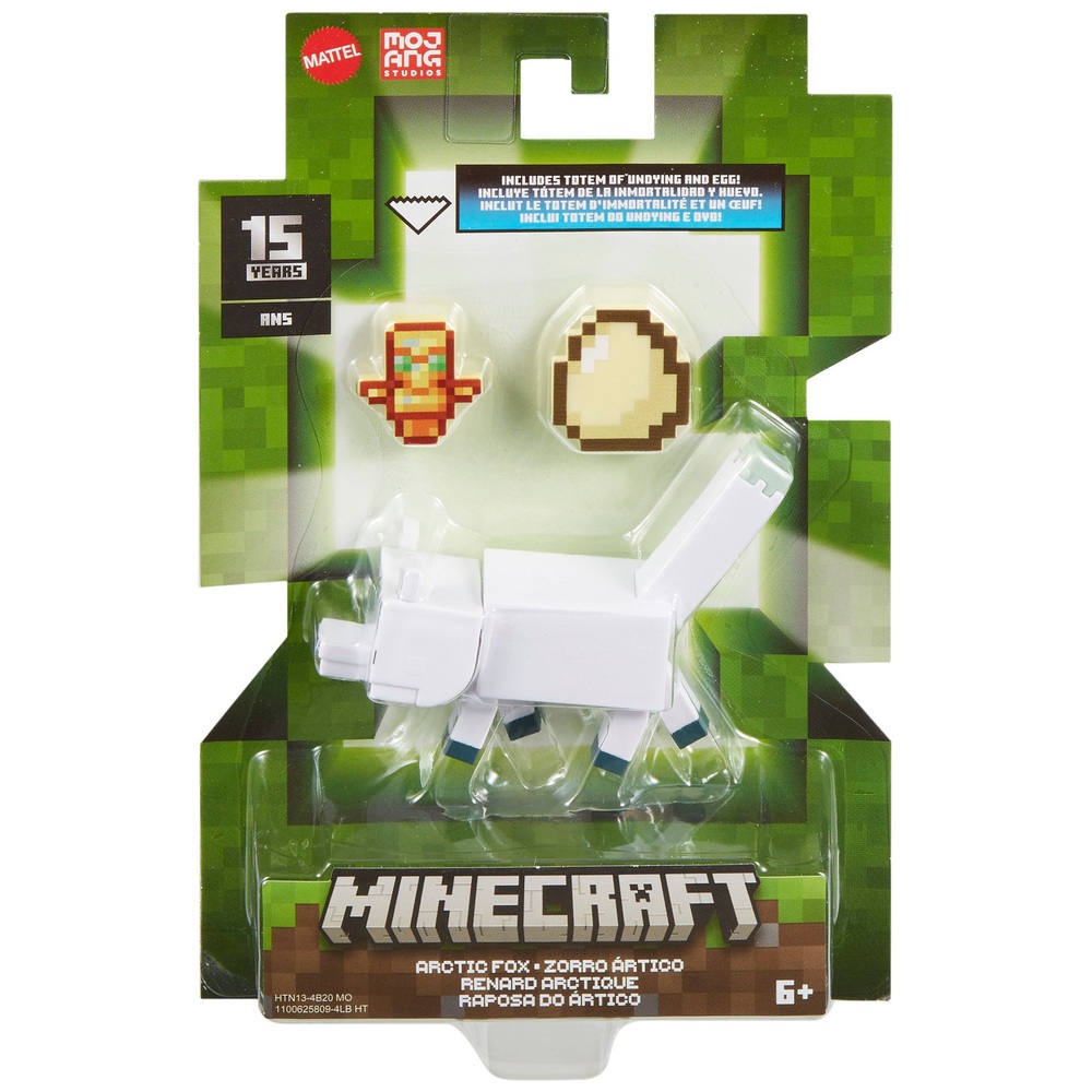 Minecraft Core Figure 8cm Arctic Fox | Smyths Toys UK