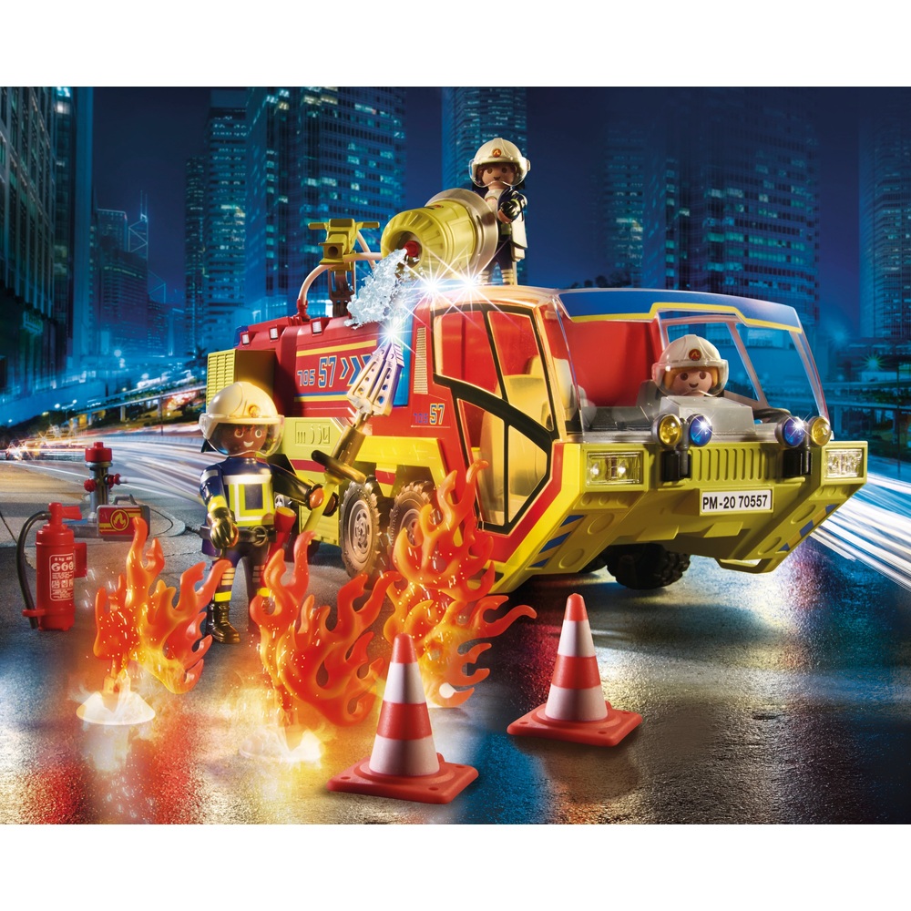 PLAYMOBIL City Action Feuerwehr 70557 Feuerwehreinsatz mit