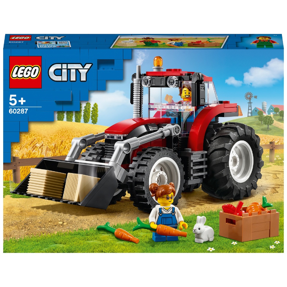 LEGO City 60287 Great Vehicles Tractor Toy & Farm Set | Smyths Toys UK