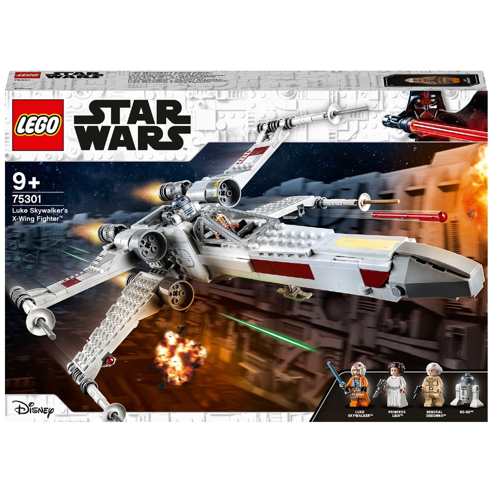 oosters halen Competitief LEGO Star Wars Starship 75301 Luke Skywalker's X- Wing Fighter set | Smyths  Toys Nederland