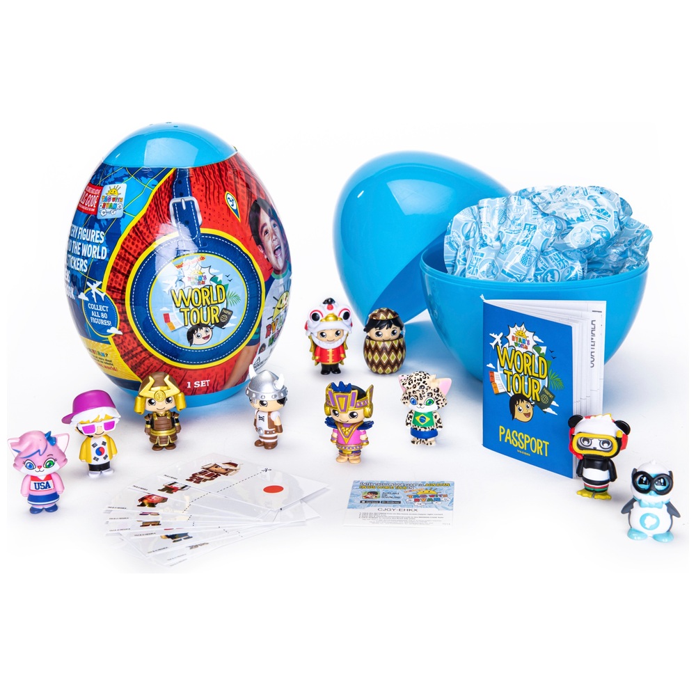 Ryan's World - World Tour Micro Figure Egg Assortment | Smyths Toys UK