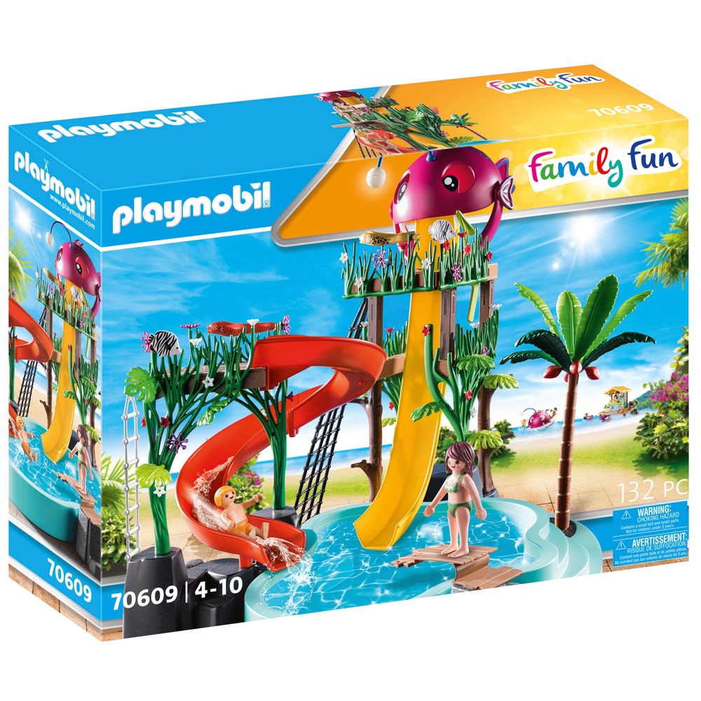 Neu & OVP Playmobil 7060 Aqua Park mit Rutschen Family Fun Set 