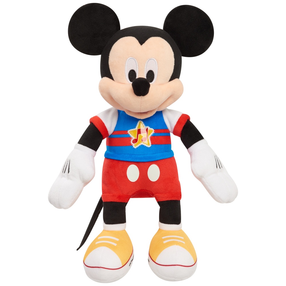 trui Terugspoelen Paine Gillic Disney Mickey Mouse knuffel met geluid | Smyths Toys Nederland