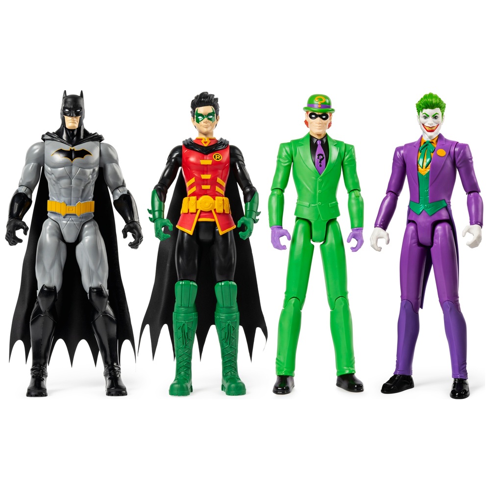 DC Comics - Coffret 4 Figurines Batman 30 cm