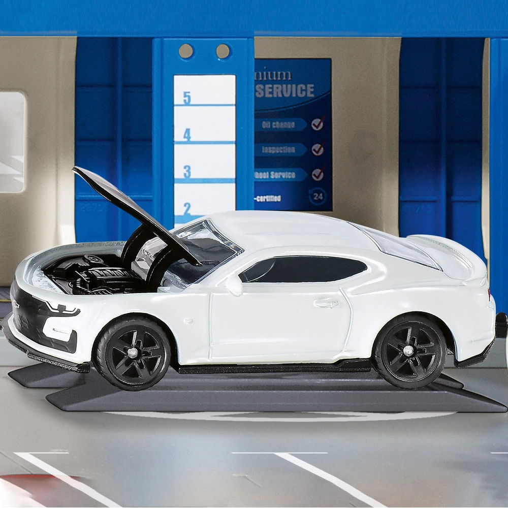 Voiture Chevrolet Camaro Bandai - Tôle - Piles - 33 Cm - Vintage Dans Sa Boîte