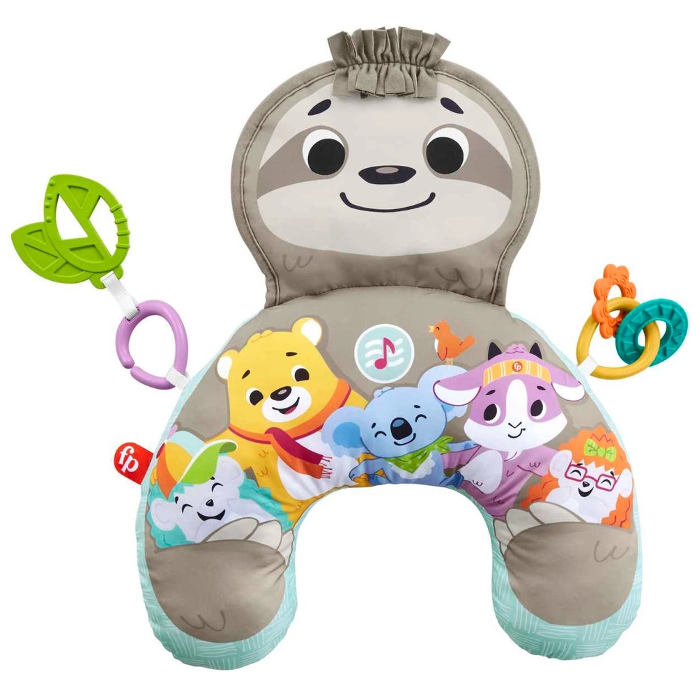 Fisher-Price Babyspielzeug Faultierspielkissen mit Vibration und Musik
