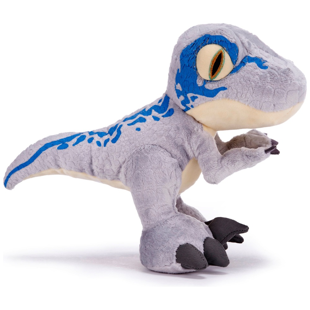 Jurassic World 35cm Blue Raptor Dinosaur Soft Toy Smyths Toys Uk 