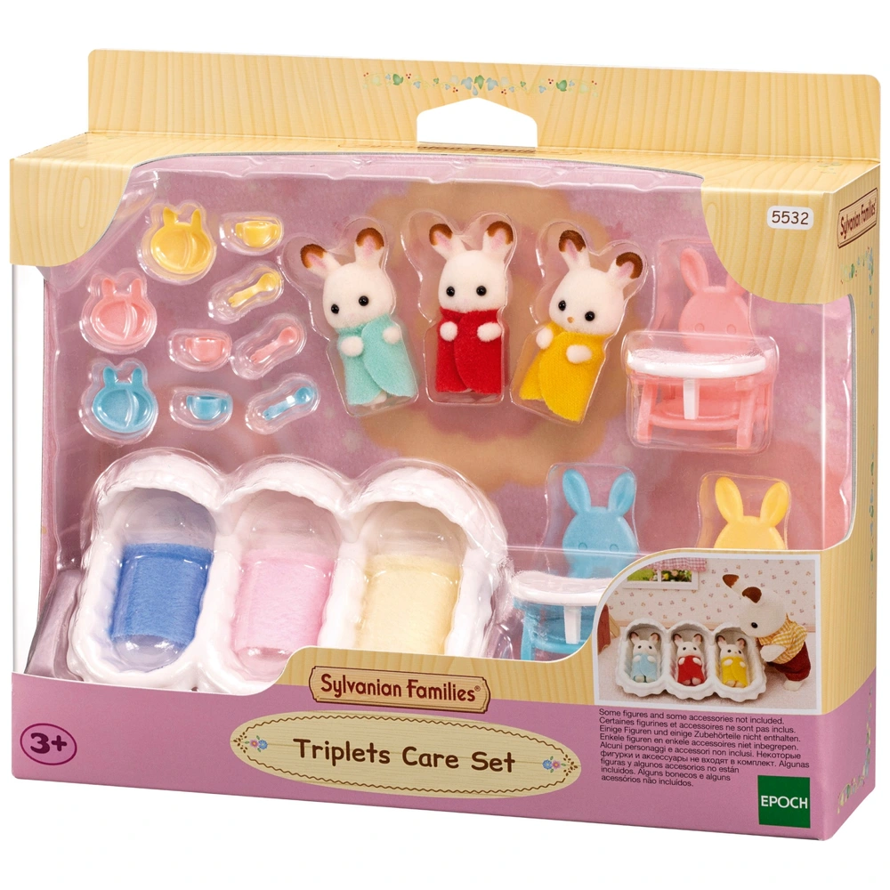 Sylvanian Families Triplets Care Set Smyths Toys UK