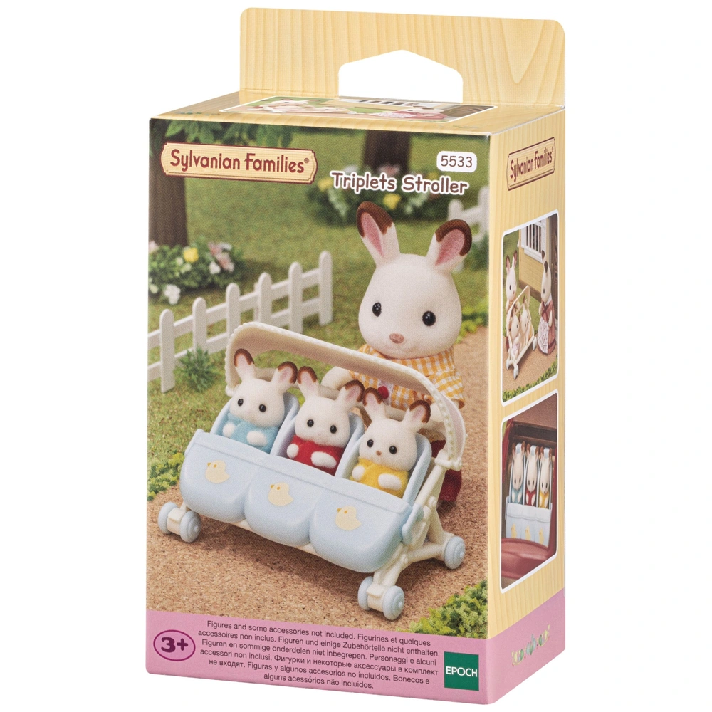 Sylvanian Families Babies Triplets Stroller Smyths Toys UK
