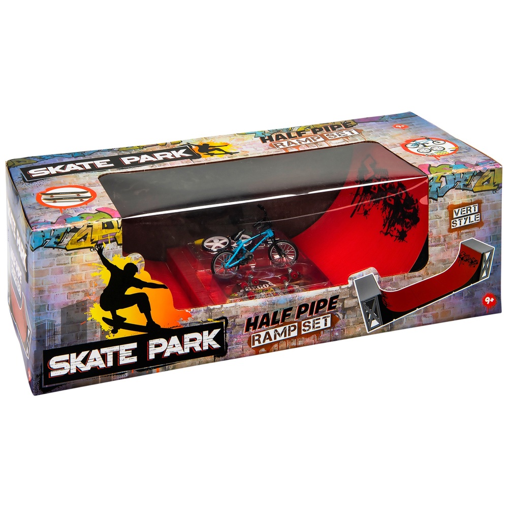 Children Finger Skateboards Skate Toy Skate Park Ramp Set Tech